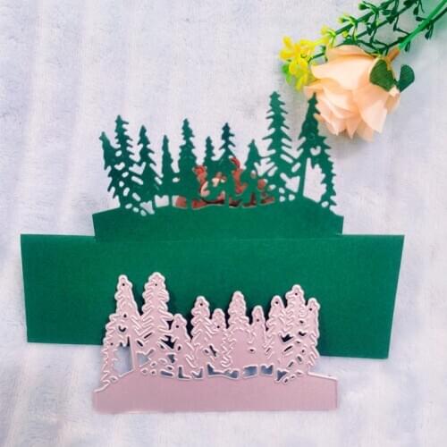 Craft metal cutting dies cut die mold New Christmas tree group Scrapbook paper craft knife mould blade punch stencils dies