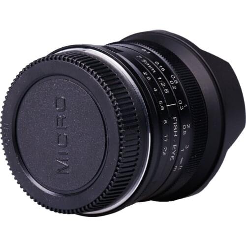 RISESPRAY Camera Lens 7.5mm f2.8 II fisheye lens 180 APS-C Manual Fixed Lens For Fuji FX Mount Hot Sale Free Shipping