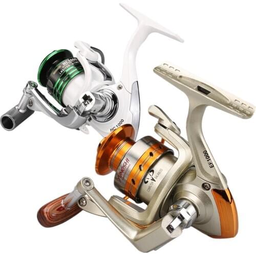 2020 New Fishing coil Wooden handshake 12+ 1BB Spinning Fishing Reel Professional Metal Left/Right Hand Fishing Reel Wheels