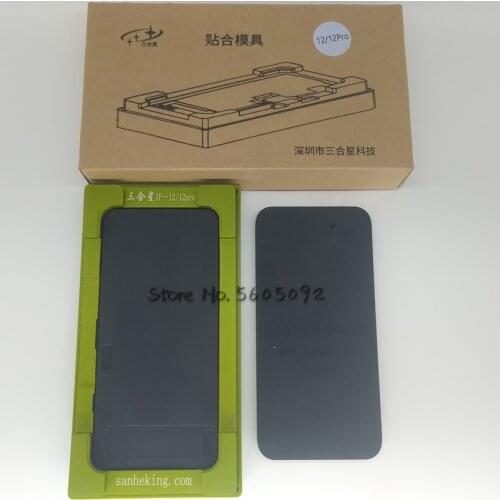 2 in 1 Universal Laminating Mold for iPhone 11 12 pro max X XS max OCA Glass LCD Touch Screen Alignment Mould Glue Location Mat