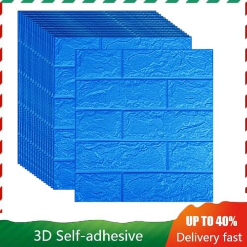 Self Adhesive Waterproof Tv Background Brick Wallpapers 3d Wall Sticker Living Room Wallpaper Mural Bedroom Decorative Stickers