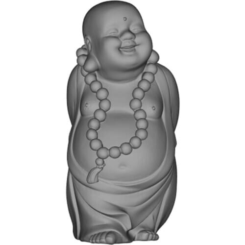 Laughing Maitreya Buddha Candle Mould Silicone Mold for Candle Wax Decorating Resin Gypsum Conrete Crafts Mold Moulds
