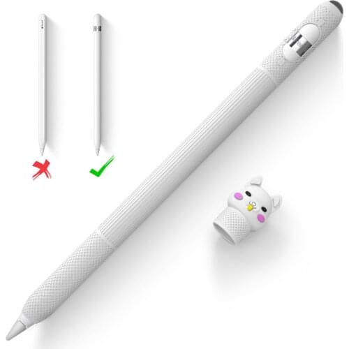 Silione Apple Pencil 1 Protective Pouch Cap Lovely Pattern Accessories Silicon Holder Cover Anti-scratch Case for Pencil 1st