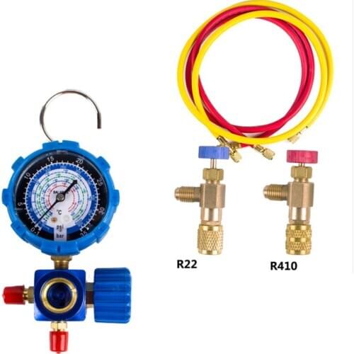 R22 Air conditioning refrigerant gauge fluoridize gauge table 410 inverter air conditioner liquid meter gauge