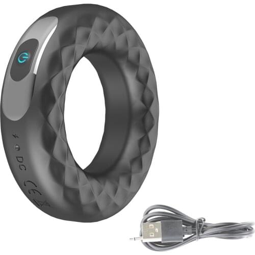 Adult Products Recharge Silica Gel Shock Lock Ring for Men Delay Masturbator Sex Toys Delay Ejaculation Penis Ring Shop