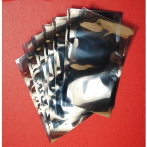 15*20cm Open Top Antistatic 3.5" Hard Drives Packaging Pouch Anti Static Shielding Plastic Bag ESD Anti-Static Storage Bag 50Pcs