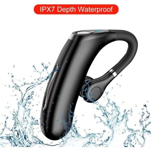 32 Hours Play Business Bluetooth Headset Car Bluetooth Earpiece Hands Free with mic ear-hook Wireless Earphone for iPhone xiaomi