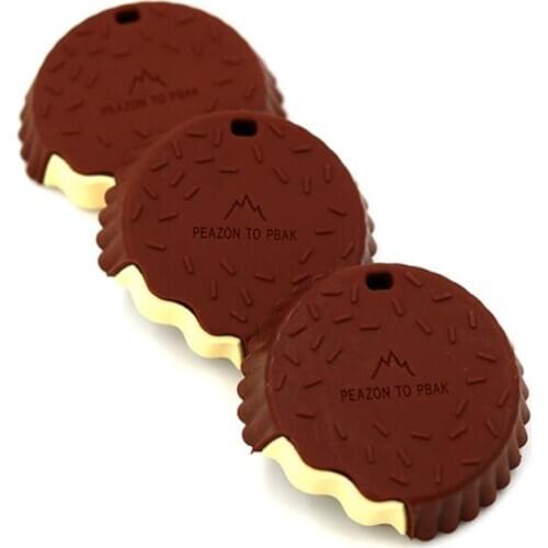 Baby Teether Chocolate Cute DIY Necklace Teething Pain Relief Pacifier Newborn Orthodontic Oral Care Infants Food Grade Silicone