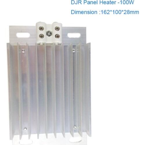 Electrical 100W DJR Ohmic Heater/Aluminum Alloy Heating element Panel Industrial Resistance Heater for cabinet