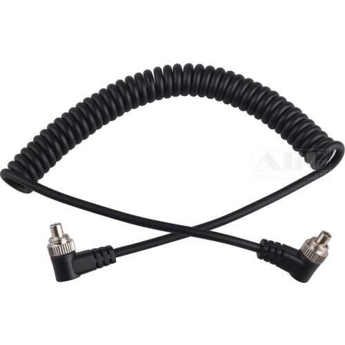 Camera Flash Light Speedlite PC Sync Cable for Yongnuo YN-565EX II RF-603 Trigger Photo Studio Accessories (PC-PC)