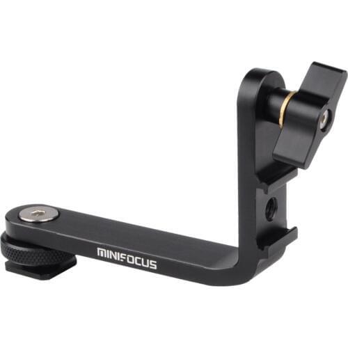 MINIFOCUS Camera 4.5''-5.5'' Monitor Tilt Arm L Bracket Cold Shoe for Dslr Monitor Handheld Gimbal Extension Mount Stand Support