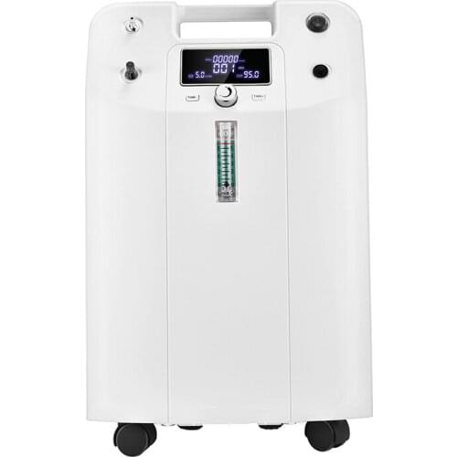 5L Medical Oxygen Concentrator Machine 93% High Oxygen Machine for Medical and Home Use Without Battery AC 110V/220V EF