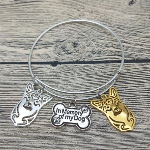 Trendy New Pembroke Welsh Corgi Bangles Cute Pembroke Welsh Corgi Dog Bangles Bracelets Fashion Pet Jewellery
