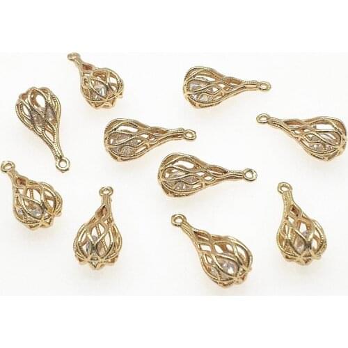 New arrival! 21x9mm 50pcs Copper/Cubic Zirconia Drop shape Charm for Earrings Making/DIY parts,Jewelry Finding & Component