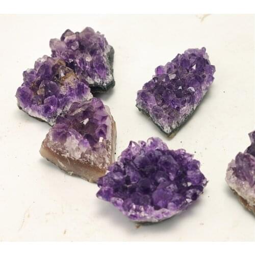 Natural Raw Amethyst Quartz Crystal Cluster Healing Stones Specimen Home Decoration Crafts piedras naturales y minerales