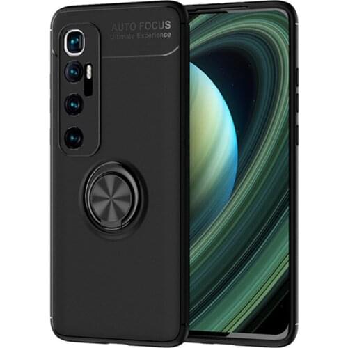 For Xiaomi Mi 10 Ultra Case Luxury Metallic Ring Full Soft Silicone Cover Case For Xiaomi Mi 10Ultra Mi10 Phone Cases