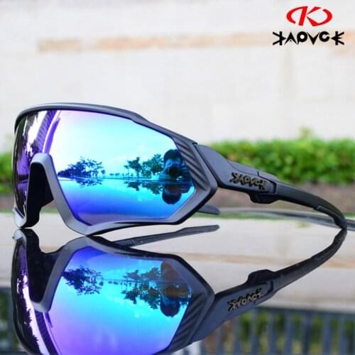 Kapvoe 2021 Riding Cycling Sunglasses MTB Road UV400 Polarized Sports Glasses Goggles Bicycle Mens Women Eyewear Bike Equipment