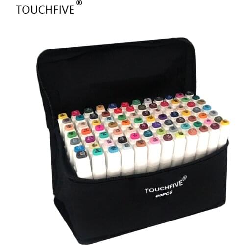 TouchFive Alcohol marker 168 color alcohol-based ink sketch 80 color markers for artist drawing comics animation art supplies