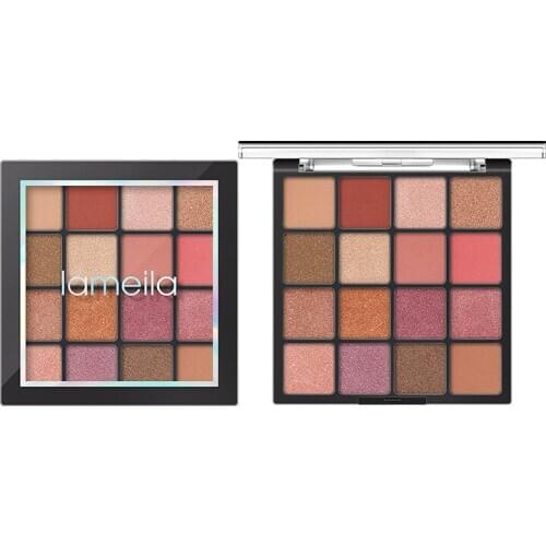 16 colors Eyeshadow Red Earth Matte Nude Makeup Beginner Girl Eyeshadow