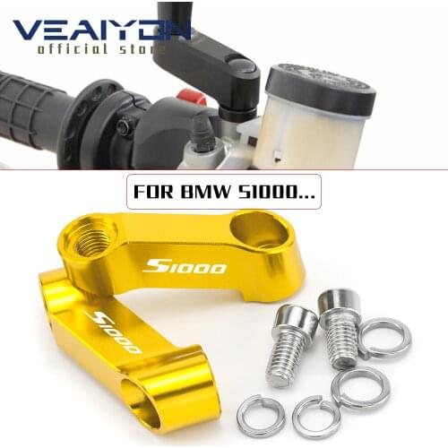 Motorcycle Mirror Extend Riser Spacers Extension Adapter For BMW S 1000 R 1000 XR S1000 R 2014 - 2016 2017- S1000XR 2019 2020