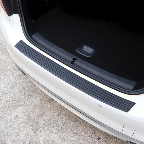 New Car Trunk Protection Strip Gum Bumper Anti-Collision Anti-Scratch Tailgate Trim Door Sill Protector 1 Set