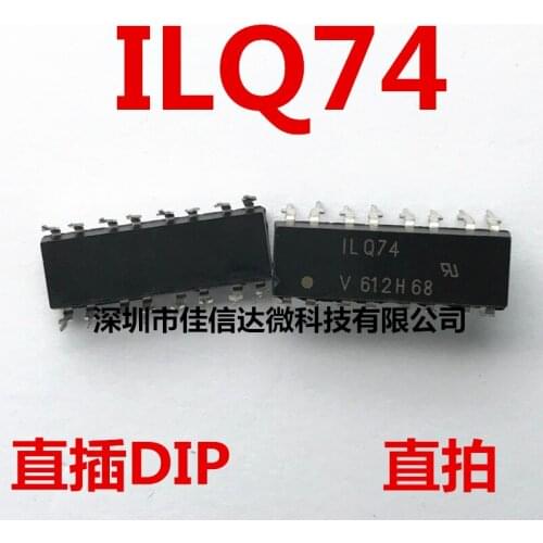 100% New Original 5pcs/lot High Quality ILQ74 1LQ74 DIP-16