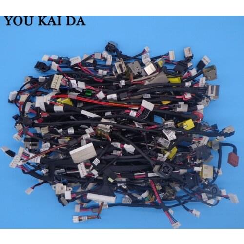 145 Kinds 145 pcs DC Power Jack Connector for HP Sony Pavilion DC Jack with cable Laptop DC JACK Harness Cable Laptop with cable