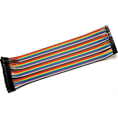 40P 40-pin 30cm Dupont Wire Cable 1p-1p Female to Female Connector 2.54mm