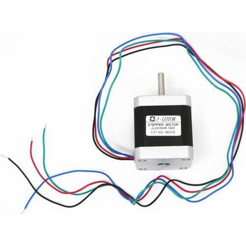 42HM48 0.44Nm(LB.in) Step Angle 0.9° 1.68A 2.8V Nema17 42 Stepping Stepper Motor with 5MM Single Shaft