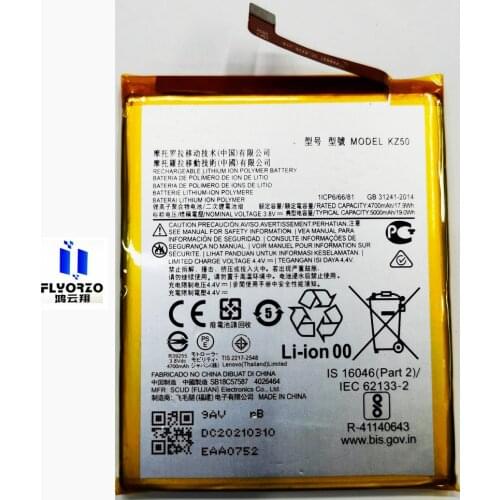 Brand New High Quality 4700mAh/5000mAh KZ50 Battery For Motorola Moto G8 Moto One Zoom XT2010-1 Mobile Phone