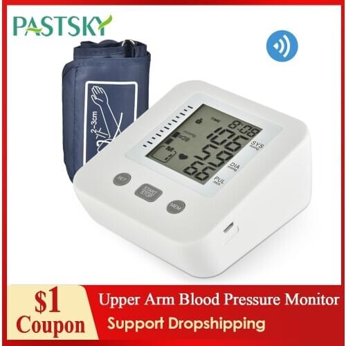 Automatic Arm Blood Pressure Monitor Digital Heart Beat Rate Pulse Meter Sphygmomanometer Pulsometer Tonometer Health Equipment