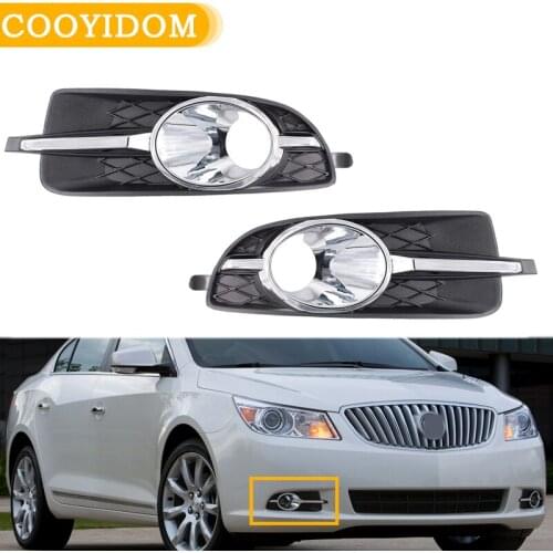 Car Fog Lamp Cover Fog Light Cover Grill Bezel Fog Lights Covers Grilles Bezel Frame For Buick Lacrosse 2010 2011 2012 2013