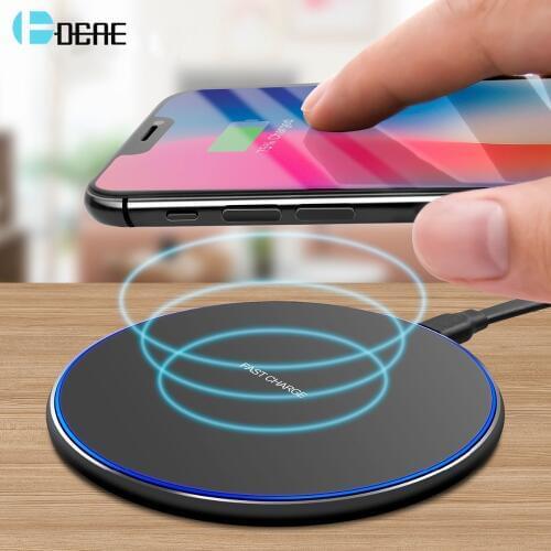 DCAE 15W Qi Wireless Charger Fast Charging Pad For iPhone 11 Pro XS XR X 8 10W Quick Charge 3.0 for Samsung S20 S10 S9 Note 9 10