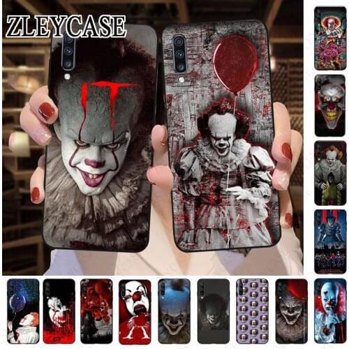 Pennywise The Clown Horror Phone Case For Samsung Galaxy A50 A10 A20 A20E A20S A30S A40 A51 A70 A30 A6 A7 A8 COVER Mobile Cases