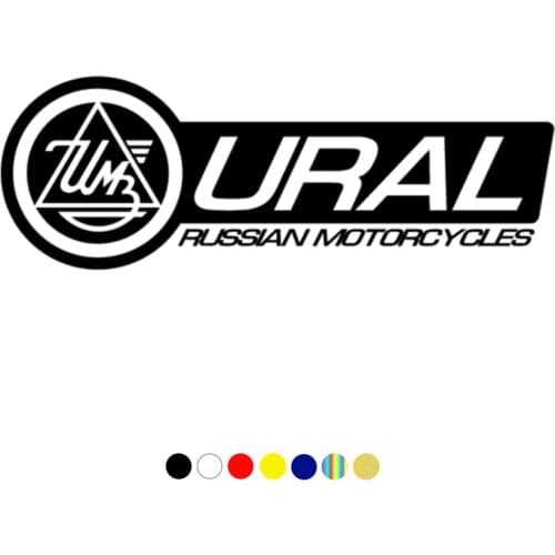 CS-1178#29*10cm Motorcycles Ural funny car sticker vinyl decal silver/black for auto car stickers styling