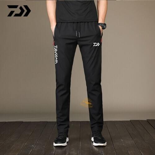 Daiwa Outdoor Summer Mens Fishing Trousers 2020 Fashion Autumn Stretch Quick-drying Slim Track Pants