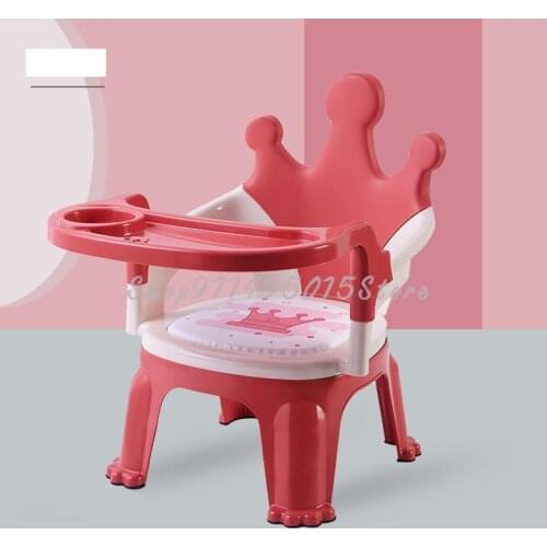 Childrens Stool Backrest Home Baby Chair Thickened Cartoon Small Bench Cute Non-slip Seat Small Stool
