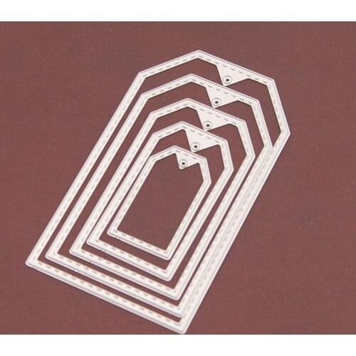 Label Design Cutting Dies Frame Stencils Practical Paper Cutting Card Templates DIY Scrapbooking Paper Cards Embossing Template