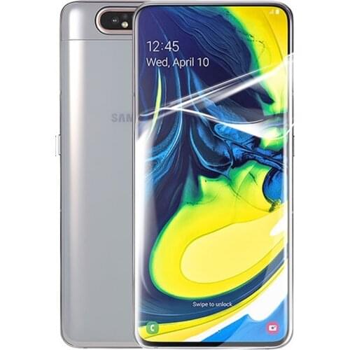 Screen Hydrogel Film on for Samsung Galaxy A80 A70 A60 A90 5G A 80 Protector Not Protective Glass