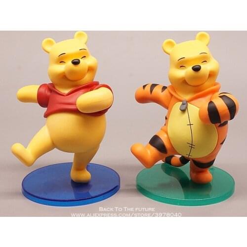 Disney Winnie the Pooh 13cm 2 styles Action Figure Anime Decoration Collection Figurine mini doll Toy model for children gift