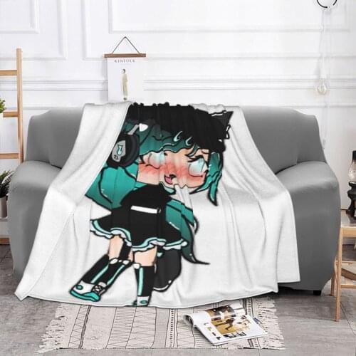 Gacha Life Bedspread On The Sofa Blanket For Sofa Beach Decorative Bed Blankets Blankets For Baby Fleece Blanket Summer Blanket