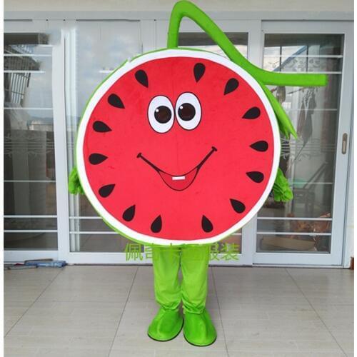 Hot Sale Professional Mascot Costume Adult Size Fruit Watermelon Mascot Costume Halloween Christmas Party Dress Free Shipping