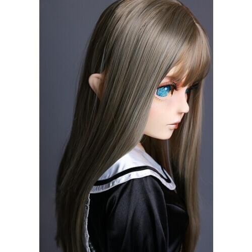 HIDOLLS 11) Handmade Female Girl Silica Resin Half Head Cosplay Japanese Role Play BJD Kigurumi Masks Crossdresser Doll Mask