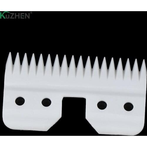 1pc Ceramic Titanium Knife Pet Dog Hair Trimmer Blade Clipper Head 18 Teeth Ceramic Clipper Blade