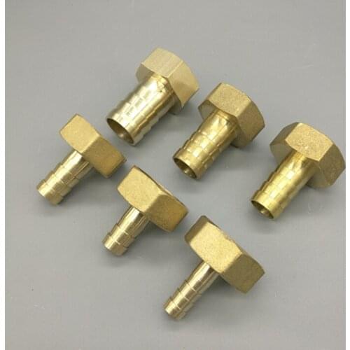 Brass Hose Fitting 4mm 6mm 8mm 10mm 19mm Barb Tail 1/8" 1/4" 1/2" 3/8" BSP Female Thread Copper Connector Joint Coupler Adapter