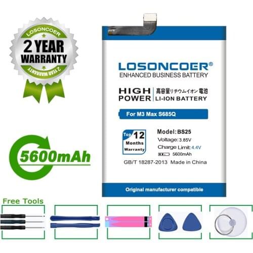 LOSONCOER Meizu M3 Max Phone Batteries
