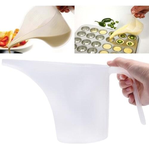1000ML Tip Mouth Plastic Measuring Jug Cup Graduated Cooking Kitchen Bakery Tool