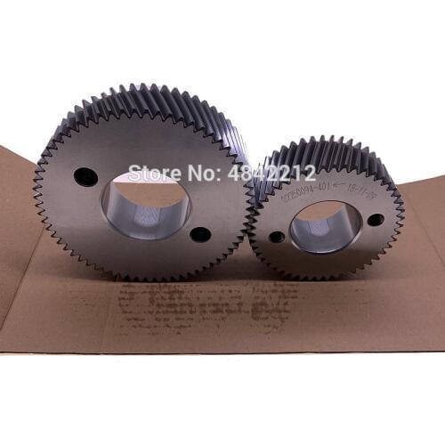 Free shipping 02250094-401/-732 set OEM Sullair WS75 screw air compressor gear wheel set driven gear driving shaft