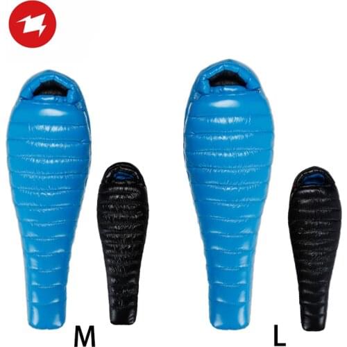 AEGISMAX D Duck Down Sleeping Bag Outdoor Camping Adult Ultralight Mummy Type Nylon Lazy Bag