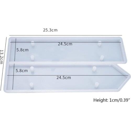 Resin Crystal Epoxy Door Number Plate Indicator Signs Welcomes Hanging Tags Mold